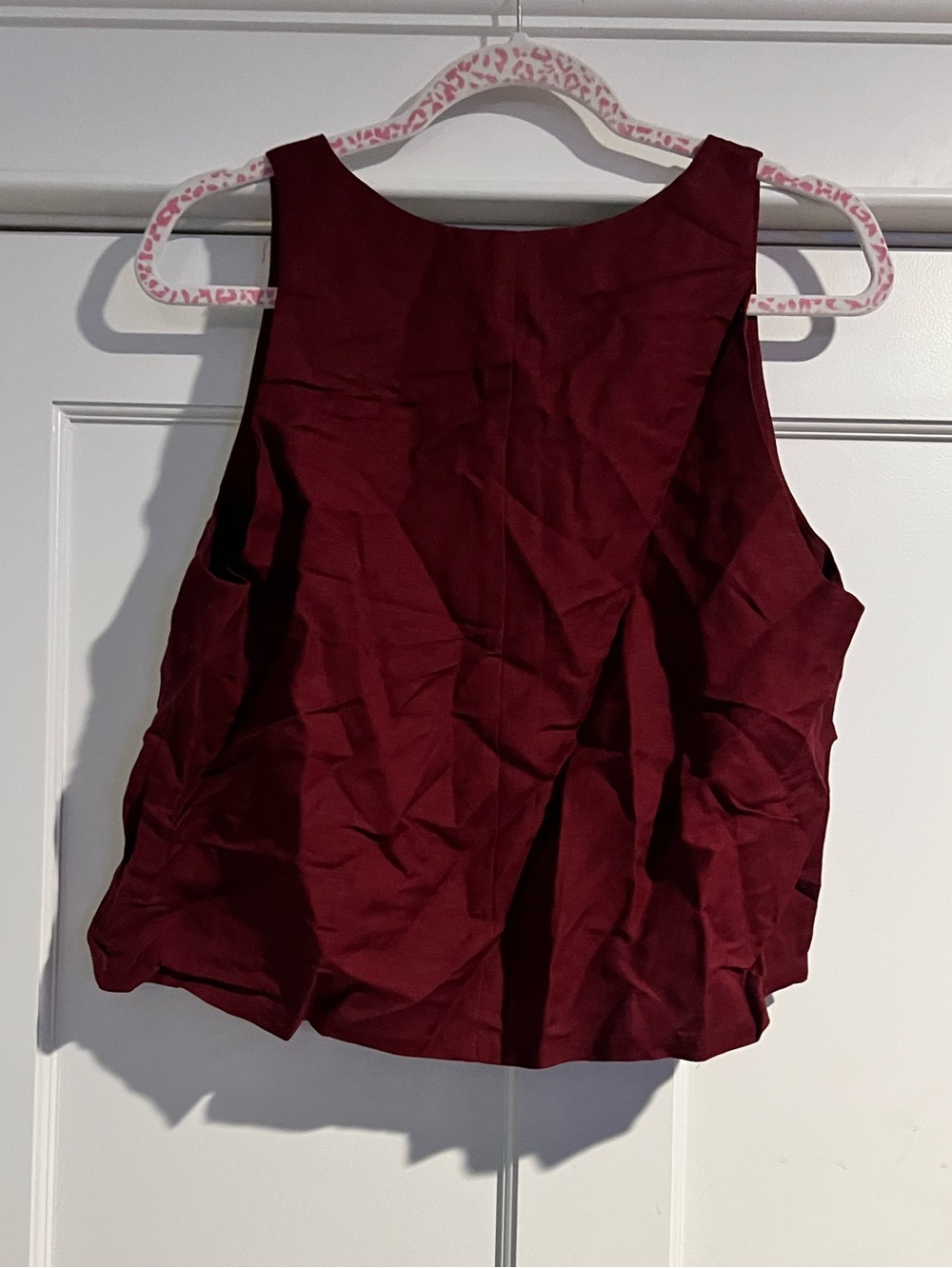 Christine Alcalay Viviene Tank in Cranberry - Sz. l - NWT - Picture 6 of 8